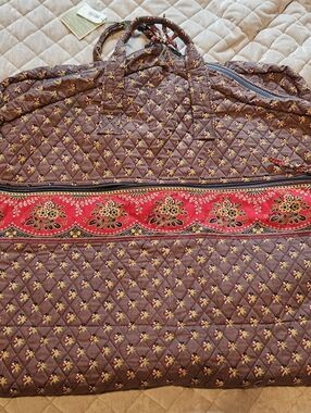 NWT Vera Bradley "Garment Emily" Folding Travel Bag - Petit Fleur - Vintage